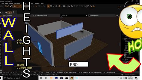 How To Create Custom Wall Heights In Archicad Like A Pro😊 Youtube