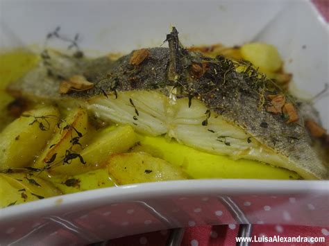 Bacalhau Assado no Forno Azeite Alho e Tomilho Luísa Alexandra