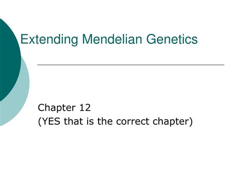 Ppt Extending Mendelian Genetics Powerpoint Presentation Free