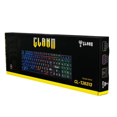 Teclado Fio Jungle Cl Tj8313 Preto Membrana 1 5m Clanm CL TJ8313