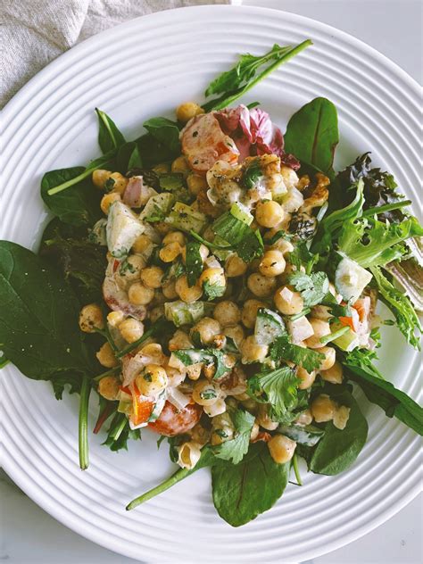 Chickpea Curry Salad Home Healthy Ish And Happy