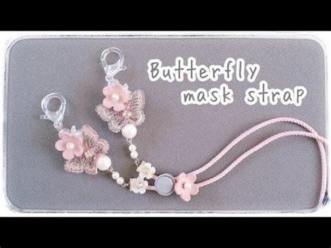 Membuat Kalung Masker In Model Kupu Kupu Diy Butterfly Mask Strap