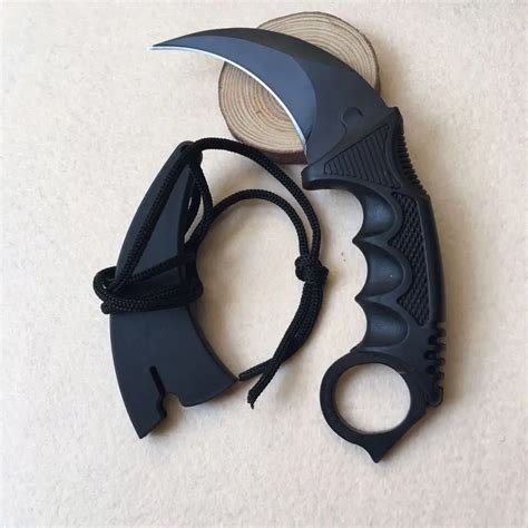 Купить кс го Контр Страйк золотой керамбитовый для шеи нож с оболочкой ...