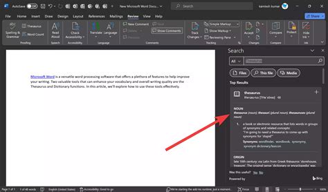 How To Use The Thesaurus And Dictionary In Microsoft Word Gear Up Windows