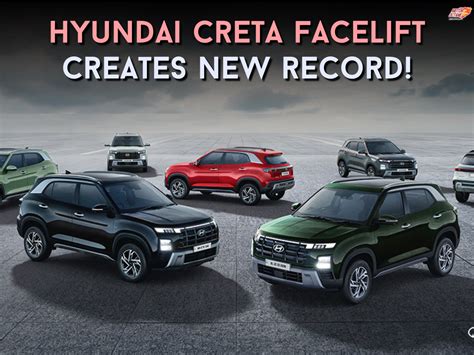 Hyundai Creta Facelift Breaks Record Motoroctane