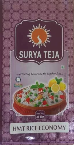 Surya Teja Old HMT Rice Packaging Type PP Bag 25 Kg At Rs 1680 Bag