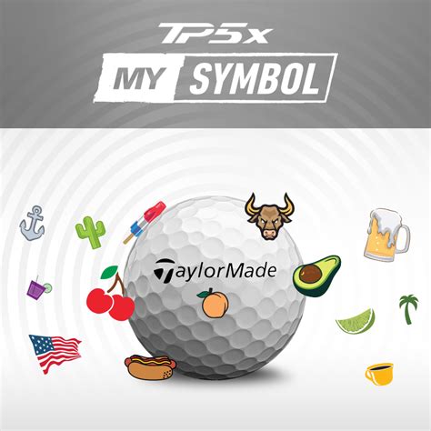 Tp5x Mysymbol Golf Balls Taylormade