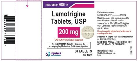 Lamotrigine Tablets Fda Prescribing Information Side Effects And Uses