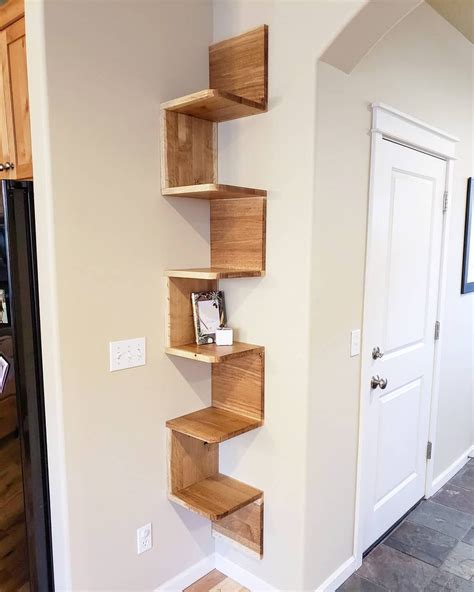 unique shelf designs  add aesthetic impression   house wall
