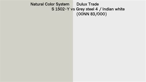 Natural Color System S 1502 Y Vs Dulux Trade Grey Steel 4 Indian