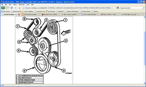 Dodge Ram 1500 Serpentine Belt Diagram A Detailed Guide To Keep Your Engine Running Smoothly