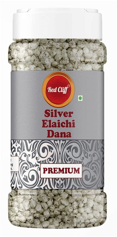 Red Cliff Silver Coated Elaichi Dana Premium Mouthfreshner Green