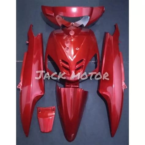 Jual Cover Fullset Body Halus Yamaha Mio Sporty Thn Merah