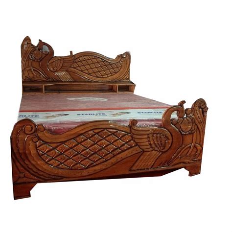 Full Size Teak Wood Bed Without Storage At Rs In Patna Id