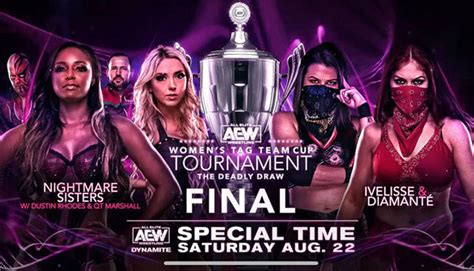 AEW Women's Tag Team Tournament Cup Finals Set | 411MANIA