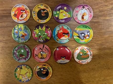 Colección Completa Caps Tazos Angry Birds Vuala 2024 14 Pza MercadoLibre