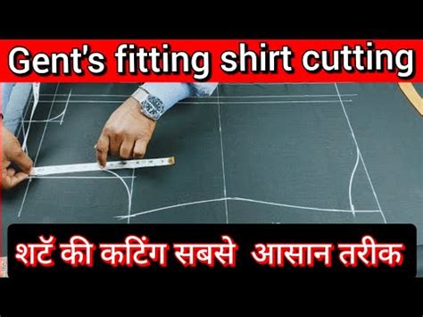 Gent S Fitting Shirt Cutting Shirt Cutting Hindi Italian Shirt