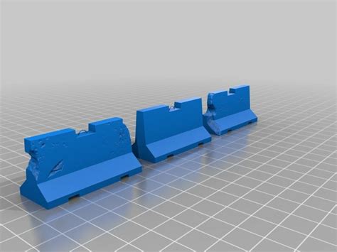 Free STL file Concrete Barricades 🧞‍♂️・3D printable design to download・Cults