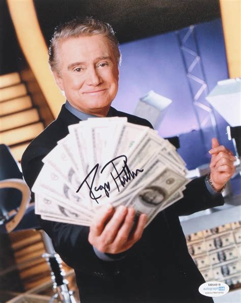 Regis Philbin Signed "Who Wants to Be a Millionaire" 8x10 Photo ...