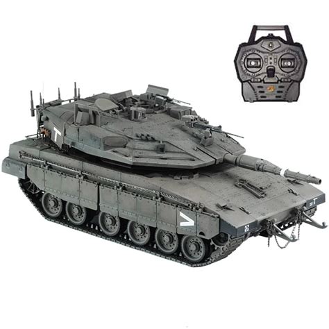 HOOBEN 1 16 Srail Merkava 4M Ana Sava Tank Paletli T Rmanma Metal Asi