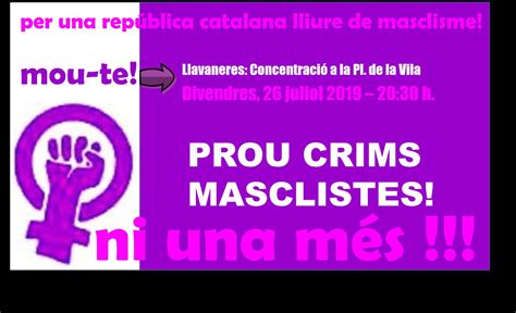 Concentraci Contra Els Assassinats Masclistes Divendres De Juliol