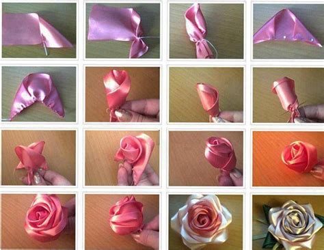 Ribbon Flowers Tutorial