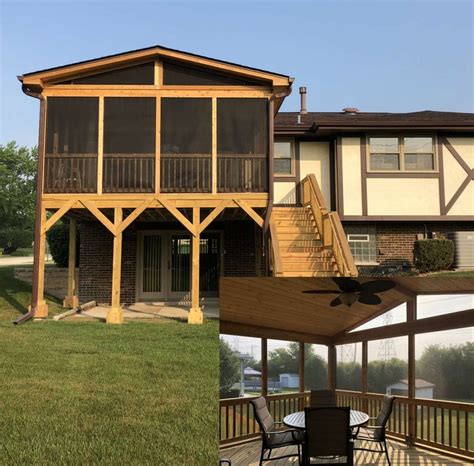 Rustic Elevated Screened Porch Outdoor Remodel Porch Design Screened Porch Designs