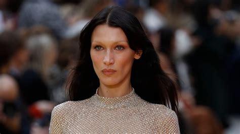 Bella Hadid Rocks The Lowest Rise Miniskirt Ever Made With A Visible