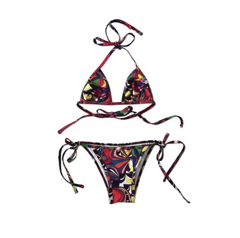 Multicolor Bikini Set Julia Zheng