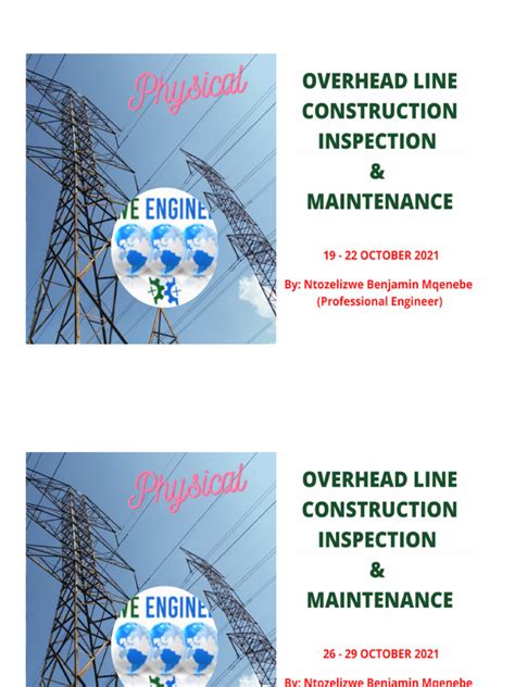 Overhead Line Construction, Repair and Maintenance Soft | PDF ...