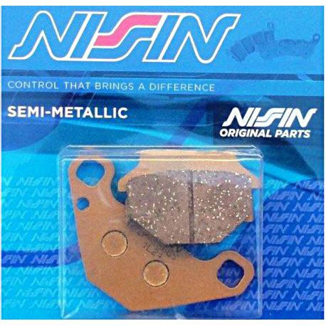 Plaquettes de frein Nissin semi métal 2P236GS