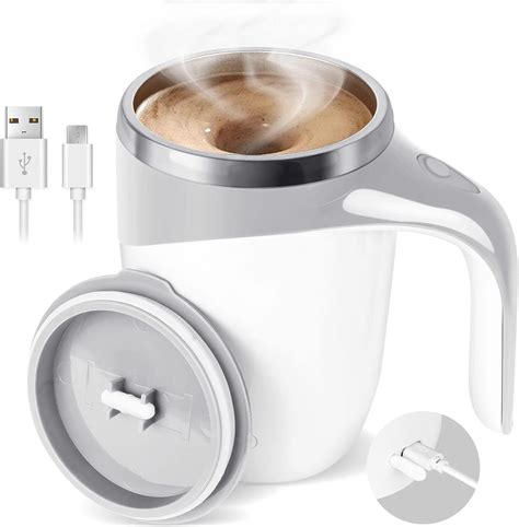 Amazon Hpx Self Stirring Coffee Mug Electric Self Mixing Mug