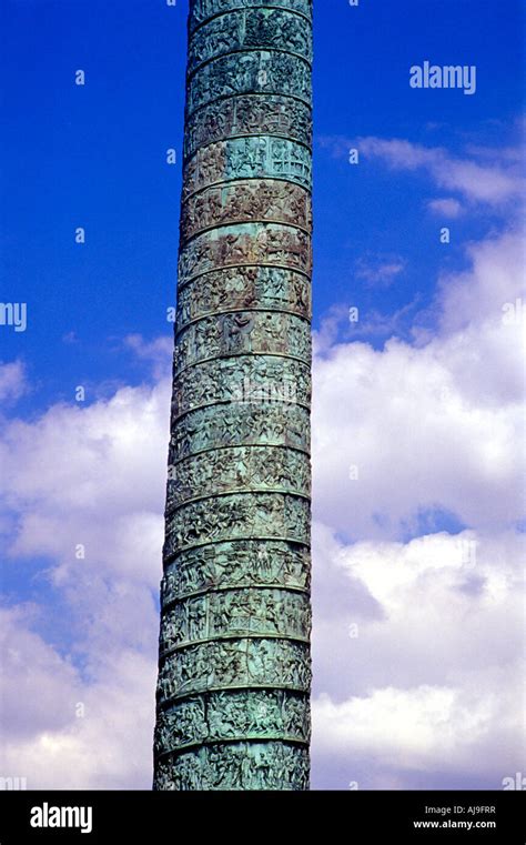 Napoleon Column Detail Vertical Art Tourism Travel Holiday Particular