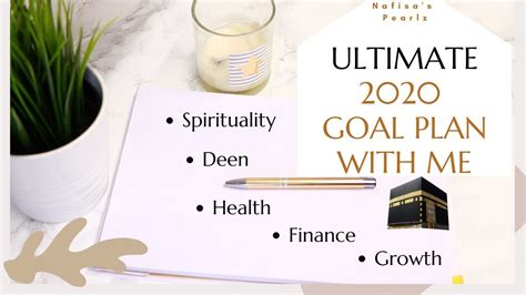 Ultimate 2020 Goal Setting Plan With Me Youtube