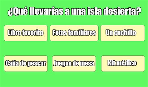 Test viral de personalidad Qué objeto llevarías a una isla desierta