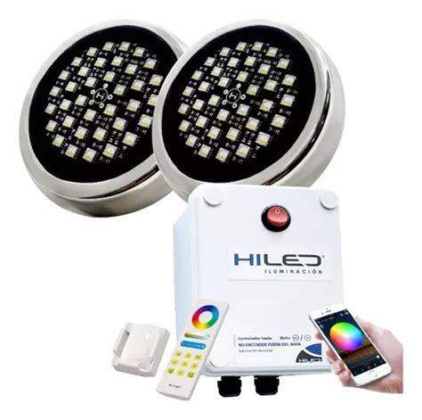 Luces Para Pileta Led Rgbw W Fuente Control Remoto Wifi