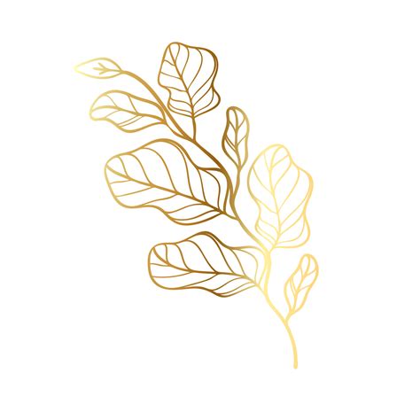 Element Leaf Gold. Leaf Gold Shape Free PNG 16716393 PNG