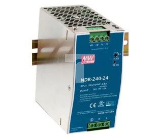 Zasilacz impulsowy AC DC na szynę DIN 240W 90 264VAC Uwyj 48VDC 5A PFC