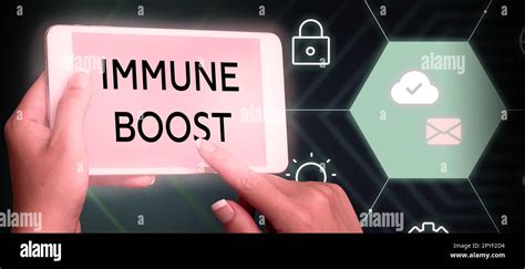 Affichage conceptuel Immune Boost Concept d affaires être capable de