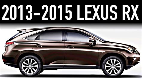 Lexus Rx The Only Good Used Suv Youtube