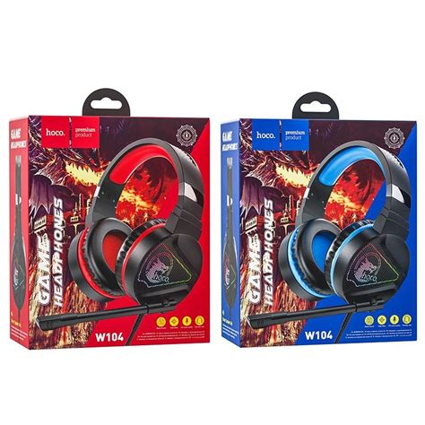 Hoco W104 หูฟัง ครอบหู headphone for gamer มีไมค์ ฟังเพลงได้ คุย ...