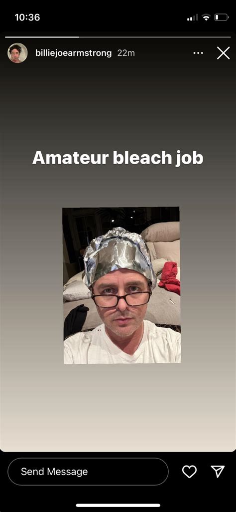 He S Going Blonde Again R Greenday