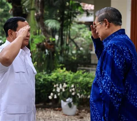 Di Depan Sby Prabowo Buka Bukaan Didukung Jokowi Sebagai Capres