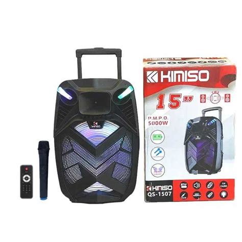 MC Kimiso QS 1507 15 Inch Trolley Portable Speaker Wireless