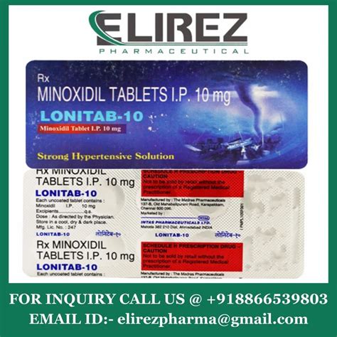 Minoxidil Tablet Mg Mg Mg Lonitab Tablets At Stripe