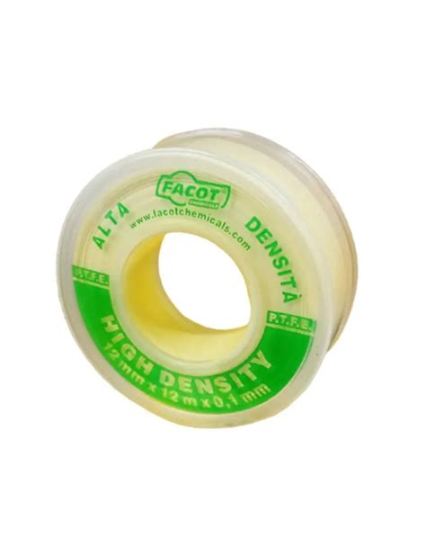 Cinta Teflón PTFE Facot h12mm x x12 metros TEFHD1212F Matyco