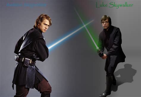 Luke Skywalker And Anakin Skywalker