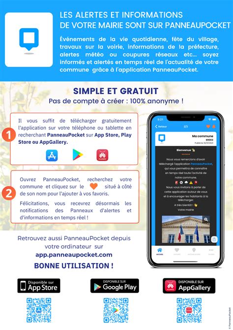 RETROUVEZ TOUTES LES INFORMATIONS ET ALERTES DE VOTRE COMMUNE SUR