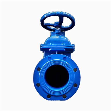 Pn16 Dn 150 Good Quality Ductile Iron Ggg50 Soft Seal Rubber Wedge Din Gate Valve Industrial