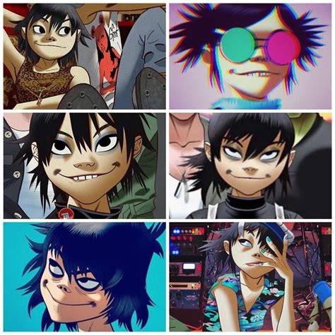 Evolution Of Noodle Rgorillaz